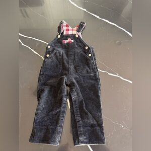 Black‎ Corduroy Kids Overalls